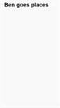 Mobile Screenshot of bengoesplaces.com
